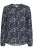 Oxmo Blouse ‘Elvy’  zwart / wit