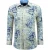 Gentile Bellini Print overhemden lange mouw slim fit