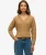 Oversized Trui met V-hals Beige