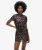 T-shirtjurk met Lovertjes en Hoge Hals Multi