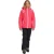 Spyder Dames-skijas met capuchon en patroon, standaard pasvorm (Prisma Roze)