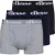Ellesse Heren Hali Boxershorts (Set van 3) (Zwart/Grijs/Navy)