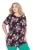 MIAMODA Shirt  groen / lichtroze / watermeloen rood / zwart