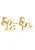 ELLI Oorbellen ‘Love’  goud