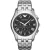 Emporio Armani AR1786 Heren Chronograaf Horloge, Zwarte Wijzerplaat, Zilver RVS