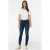 Pull-On Skinny Enkel Donkerblauwe SpanSpring™ Denim