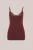WE Fashion – Dames singlet met kant – Rood – Katoen –
