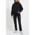 French Connection Faux Fur Trim Hooded Padded Parka Jacket Black