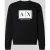 Armani Exchange Sweatshirt met logoprint en ronde hals