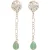 White Stuff Lily Long Drop Earring Green Multi