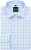 Olymp Luxor Overhemd Multicheck Blauw