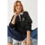 Geborduurde Polo Kragen Lange Mouwen Sweatshirt