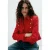Mango tweed jas met wol – rood