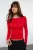 TRENDYOLMİLLA Dames Rood Effen Lang Getailleerd Blouses
