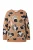 MIAMODA Trui  camel / zwart / wit