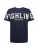 TOM TAILOR Shirt  donkerblauw / wit
