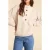 ICode Ecru Sherpa And Velour Button-down Sweater Ecru