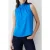French Connection Turtle S/less Crepe Light Top Bright Blue