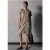 Street One Studio Dames Velours jurk met leoprint in Bruin