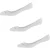 Ben Sherman Herensokken Makalu Logo Liner (Set van 3) (Wit)