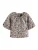 Lindex Blouse ‘Kylie’  grijs / pastelrood / zwart