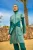 Olive Modest Burkini-set – Badkleding met hoge kraag en volledige dekking
