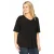 YOEK T-shirt van travelstof DOLCE zwart