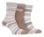 Jeeps – Set van 3 wandelsokken voor zwaar gebruik voor dames – Tan / Cream / Coffee