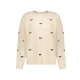 Geisha Pullover Embro Bowtie 64538-23 Trui 720 Sand/dark Brown
