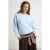 TRENDYOLMİLLA Dames Donkerblauw Effen Lang Oversized Sweatshirts