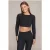 Gold’s Gym Helen – Women’s Cropped Longsleeve Top Black