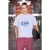 Bedrukt T-shirt met ronde hals