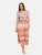 love & roses Jurk  groen / rood / wit