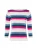 Brookshire Trui  marine / opaal / pastelroze / donkerroze