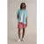 White Stuff Geo Fish Printed Ss Shirt Blue Print