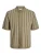 JACK & JONES Shirt ‘EMIL’  lichtgrijs / kaki