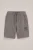 WE Fashion – Jongens regular fit sweatshort met print – Regular fit – Grijs – Katoen –