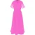 Devotion Twins Spirited Dress Voile Fushia