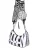 STEVE MADDEN Schoudertas ‘BVISUAL’  zwart / wit