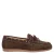 Nelson suède mocassins met studs – bruin