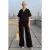 V-hals Korte Mouw Blouse & Wijde Pantalon Twee-Delige Set
