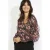 LOLALIZA gebloemde blouse zwart