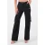 Black Bananas Belted Cargo Pants Black
