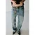 Mango straight leg jeans – mediumblauw