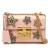 Tweedehands Kleine Kristallen Versierde Leren Ster Sleutelhangercrossbody
