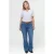 Fox Factor Plus Size high waist flared jeans – mediumblauw