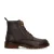 Manfield leren veterboots bruin