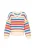 IZIA Oversized trui  azuur / mauve / framboos / wolwit
