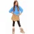Retour Jeans skort met krijtstreep – zand