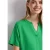 Street One Dames Blouse met gespleten hals en omslag in Groen